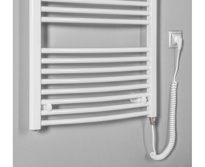 Полотенцесушитель / Радиатор AQUALINE Orbit-E, 45x96см, 300 Вт, белый ILEO94T