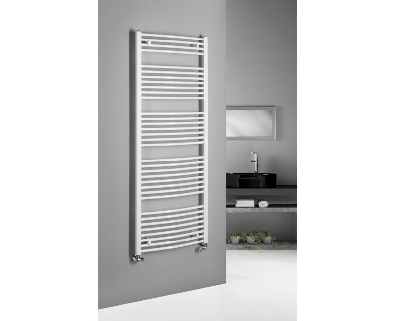 Полотенцесушитель / Радиатор AQUALINE ORBIT 600x1680 мм белый ILO66T