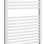 Полотенцесушитель / Радиатор AQUALINE ORBIT 600x1850 белый ILO86T