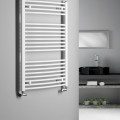 Dvieļu žāvētājs / Radiators AQUALINE Orbit  96x60cm, 597W, balts  ILO96T