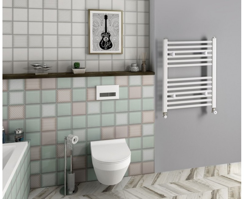 Dvieļu žāvētājs / Radiators AQUALINE Direct  64x50cm, 360W, balts  ILR65T