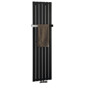 Полотенцесушитель / Радиатор Sapho COLONNA 450x1800 мм, Черный текстурированный IR147