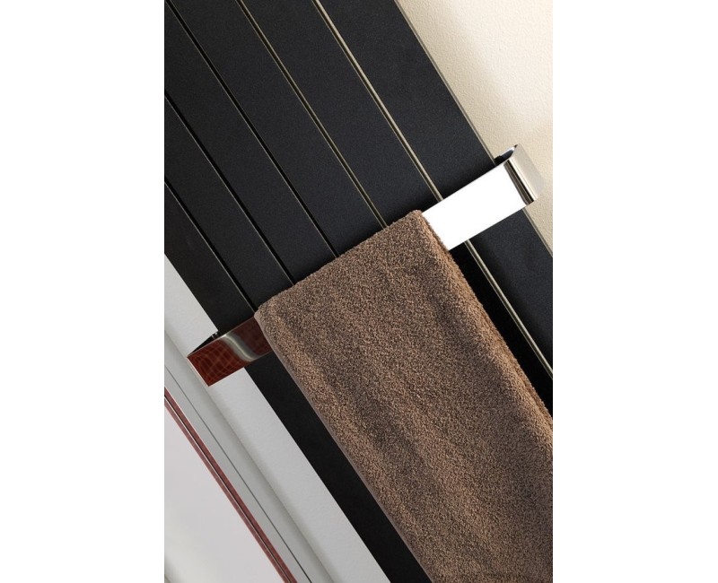 Rankšluosčių džiovintuvas / Radiatorius Sapho COLONNA 450x1800mm, Juodas tekstūruotas IR147