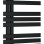 Dvieļu žāvētājs / Radiators Sapho SILVANA 500x1236mm, Melns Matēts IR154B
