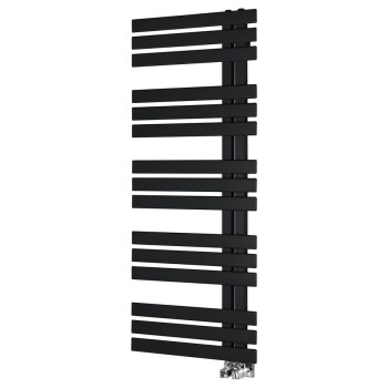 Полотенцесушитель / Радиатор Sapho SILVANA 500x1236 мм, черный матовый IR154B