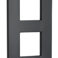 Dvieļu žāvētājs / Radiators Sapho Block  28x133cm, 353 W, melns Matēts IR181