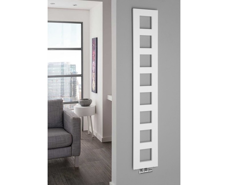 Полотенцесушитель / Радиатор Sapho Block 28x175см, 461 Вт, матовый белый IR184