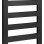 Dvieļu žāvētājs / Radiators Sapho Block 50x147cm, melns matēts  IR185