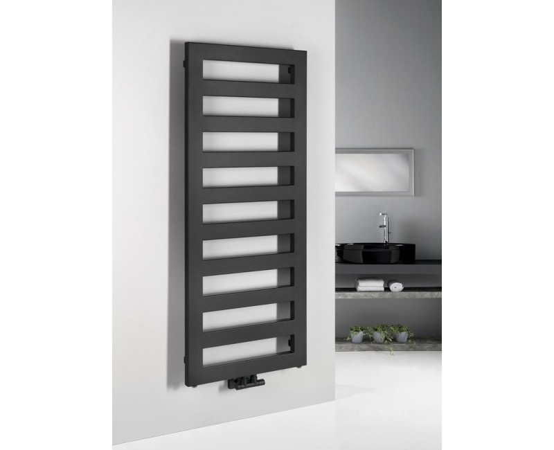 Dvieļu žāvētājs / Radiators Sapho Block 50x147cm, melns matēts  IR185