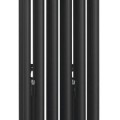 Dvieļu žāvētājs / Radiators Sapho Fede 31x150 cm, 643 W, matēti melns  IR191