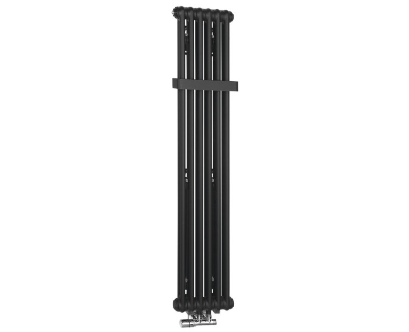Dvieļu žāvētājs / Radiators Sapho Fede 31x150 cm, 643 W, matēti melns  IR191