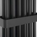 Dvieļu žāvētājs / Radiators Sapho Fede 31x150 cm, 643 W, matēti melns  IR191