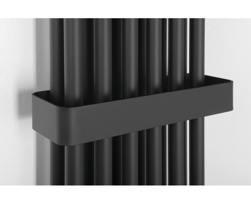 Dvieļu žāvētājs / Radiators Sapho Fede 31x150 cm, 643 W, matēti melns  IR191