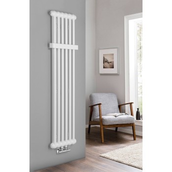 Dvieļu žāvētājs / Radiators Sapho Fede 31x150cm, 643 W, matēti balts  IR192