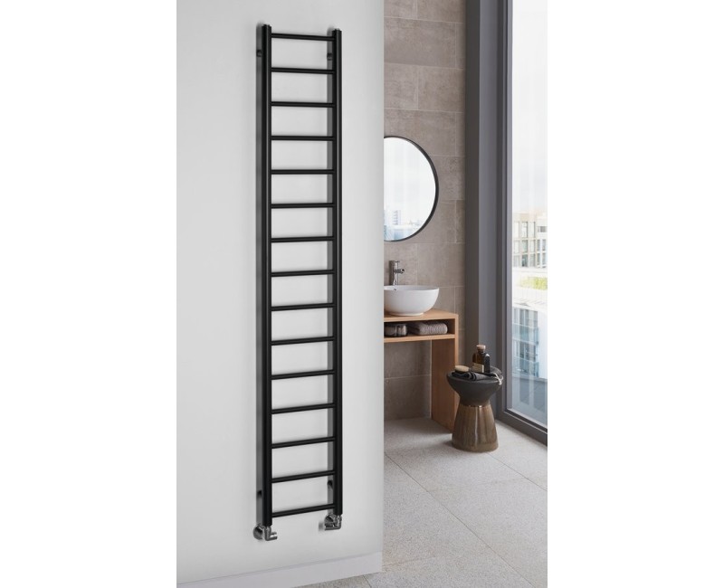Полотенцесушитель / Радиатор Sapho Dina 174x30см, матовый черный IR376B
