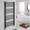 Полотенцесушитель / Радиатор Sapho Metro 50x120см, 386Вт, матовый черный IR410TB