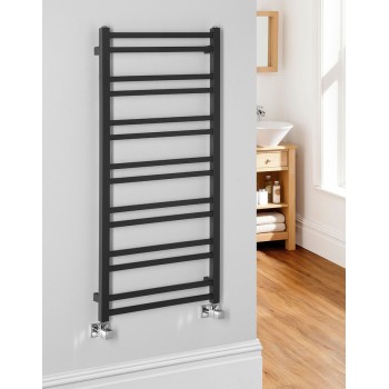 Dvieļu žāvētājs / Radiators Sapho Metro Dos 50x110cm, 343W, matēti melns IR432TB