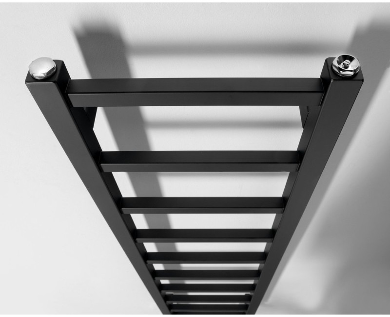 Dvieļu žāvētājs / Radiators Sapho Metro Light  30x114cm, 211W, matēti melns  IR444TB