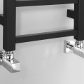 Dvieļu žāvētājs / Radiators Sapho Metro Light  30x114cm, 211W, matēti melns  IR444TB