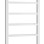 Dvieļu žāvētājs / Radiators Sapho Metro Light  40x114cm, 247W, balts  IR445T
