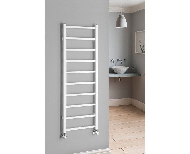 Dvieļu žāvētājs / Radiators Sapho Metro Light  40x114cm, 247W, balts  IR445T