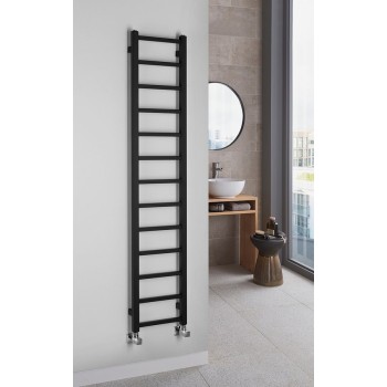 Dvieļu žāvētājs / Radiators Sapho Metro Light  30x150cm, 276W, matēti melns  IR446TB