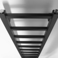 Dvieļu žāvētājs / Radiators Sapho Metro Light  30x150cm, 276W, matēti melns  IR446TB