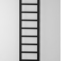 Dvieļu žāvētājs / Radiators Sapho Metro Light  30x150cm, 276W, matēti melns  IR446TB