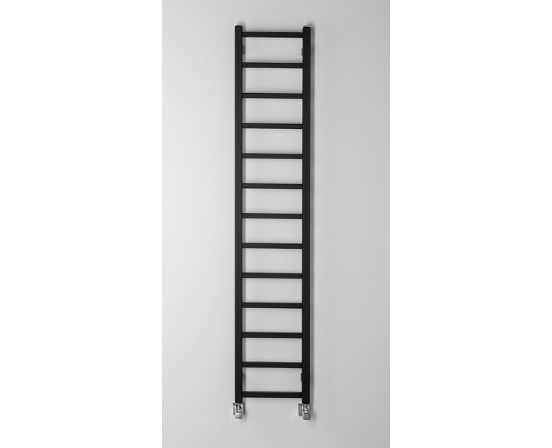 Dvieļu žāvētājs / Radiators Sapho Metro Light  30x150cm, 276W, matēti melns  IR446TB
