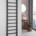 Dvieļu žāvētājs / Radiators Sapho  METRO LIGHT 400x1500mm, Melns Matēts IR447TB