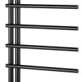 Полотенцесушитель / Радиатор Sapho ENIS JUSTINA 125x50см, матовый черный IR546B