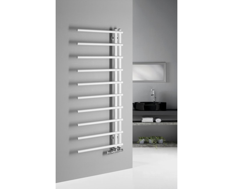 Dvieļu žāvētājs / Radiators Sapho ENIS 125x50cm, matēti balts  IR546W
