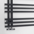 Rankšluosčių džiovintuvas / Radiatorius Sapho Sophina 60x122cm, 623W, matinė juoda IR702