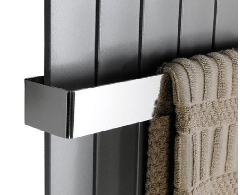 Dvieļu turētājs Sapho COLONNA radiatoram Pulēts nerūsējošais tērauds IRPA14