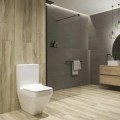 Tualetes pods Cersanit Crea CO 010/020 SQUARE Rimfree, ar vāku balts (Bez tvertnes) K114-022