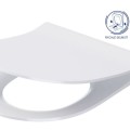 Poda vāks Cersanit CITY OVAL SLIM ar SoftClose+QuickReleas Balts K98-0146