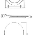 Poda vāks Cersanit CITY OVAL SLIM ar SoftClose+QuickReleas Balts K98-0146