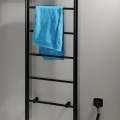 Dvieļu žāvētājs / Radiators Sapho Karbo elektriskais 50x160cm Melns Matēts KB905