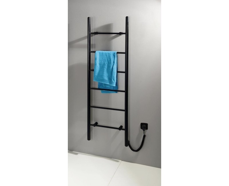 Dvieļu žāvētājs / Radiators Sapho Karbo elektriskais 50x160cm Melns Matēts KB905