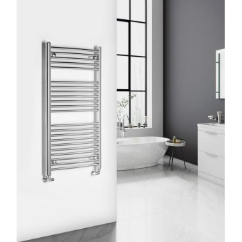 Dvieļu žāvētājs / Radiators AQUALINE Alya 111x60cm, 416W, hroms  LLC202