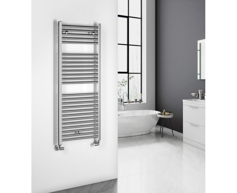 Полотенцесушитель / Радиатор AQUALINE Alya 123x50см, 392 Вт, хром LLR104