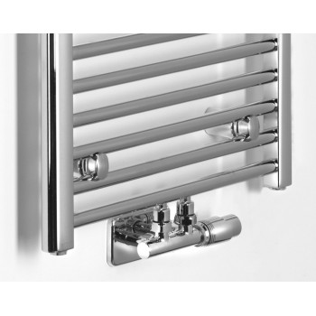 Dvieļu žāvētājs / Radiators AQUALINE Alya 119x50cm, 345W, hromēts  LLS302