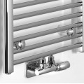 Dvieļu žāvētājs / Radiators AQUALINE Alya 119x40cm, 287W, hromēts  LLS308
