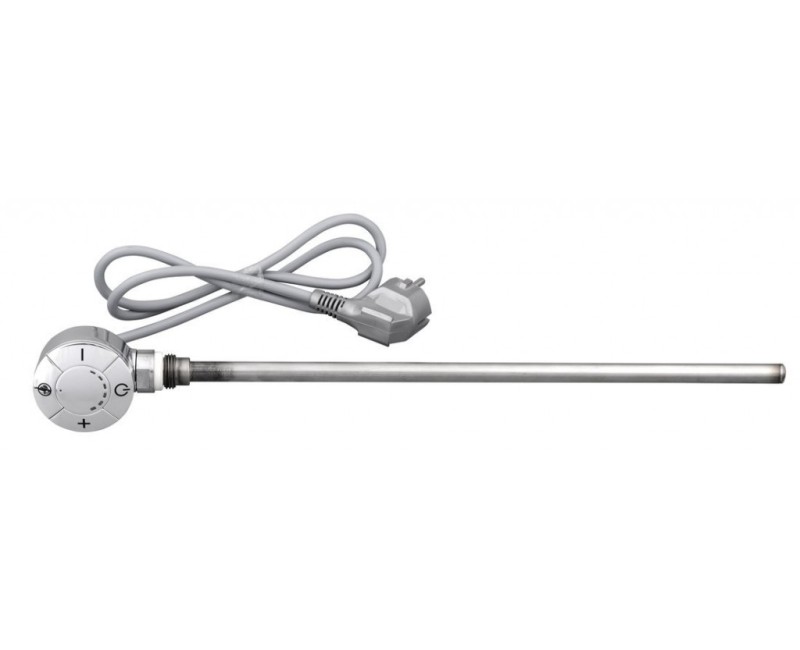 Dvieļu žāvētāja sildelements AQUALINE ar termostatu 200W Hromēts LT67443
