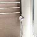 Dvieļu žāvētāja sildelements AQUALINE ar termostatu 200W Hromēts LT67443