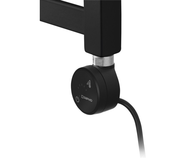 Dvieļu žāvētāja sildelements Sapho MOA ar termostatu un Bluetooth 300W Melns MOA-B-300