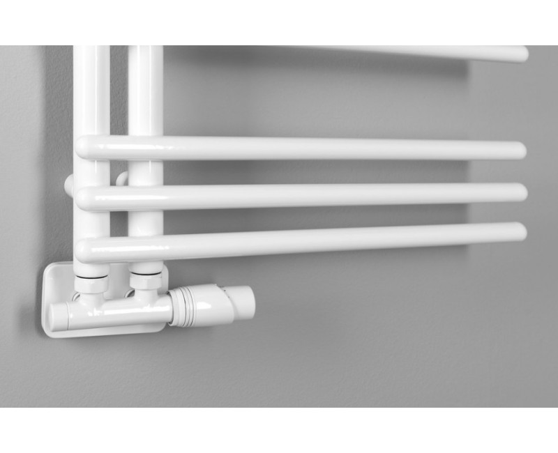 Dvieļu žāvētājs / Radiators AQUALINE Poseidon 114x45cm, 379W, balts  PS411