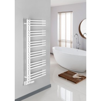 Dvieļu žāvētājs / Radiators AQUALINE Poseidon 114x45cm, 379W, balts  PS411