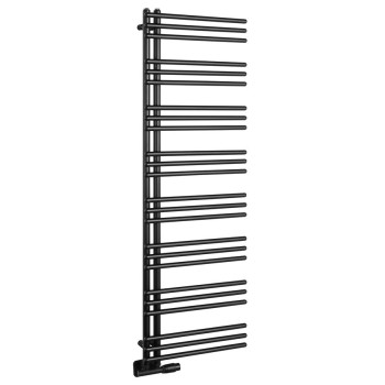 Dvieļu žāvētājs / Radiators AQUALINE Poseidon 154x45cm, 513W, melns  PS415B