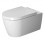 Piekaramais pods Duravit ME by Starck WonderGliss Rimless ar SoftClose vāku Balts 45290900A11
